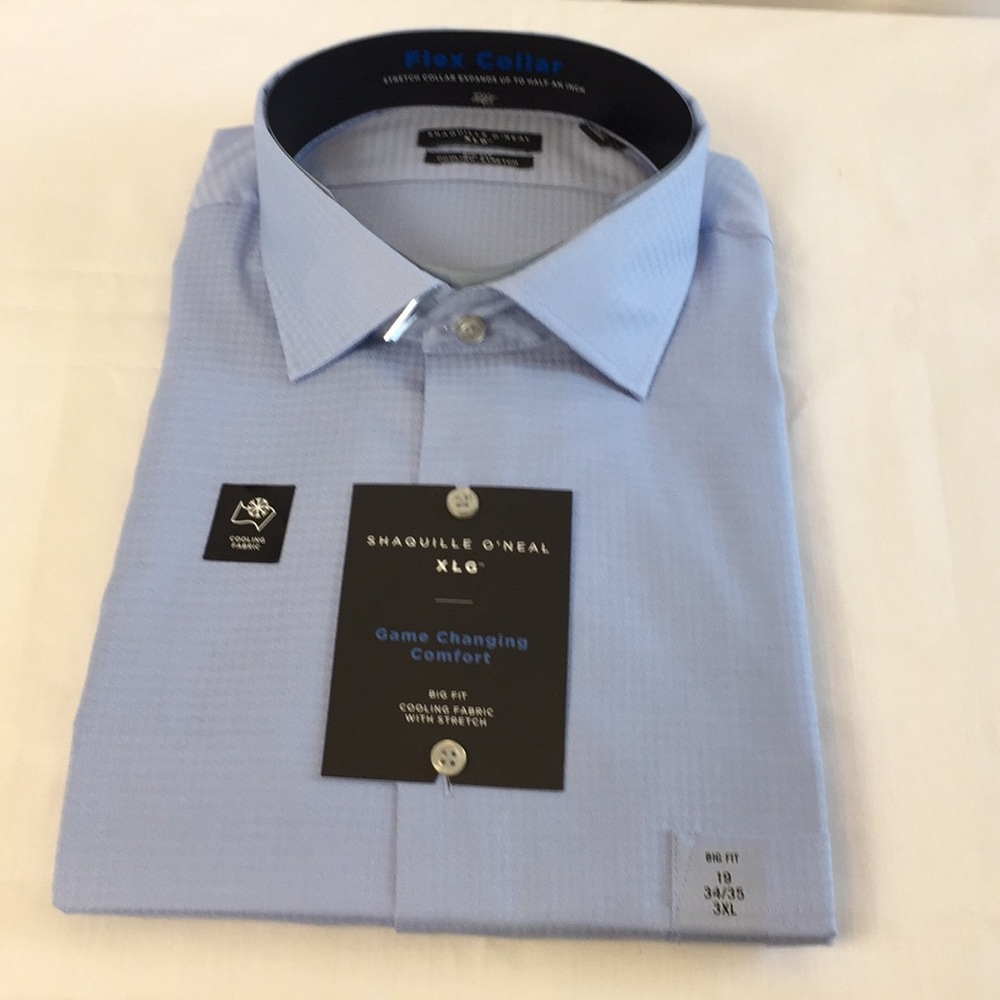 Brand new blue Shaquille O’Neal dress shirt